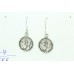 Traditional Women's 925 Sterling Silver OM Dangle Earrings